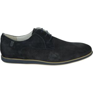 Floris van Bommel PRESLI 02.39 - CasualHeren sneakersHeren veterschoenVrije tijdsschoenen - Kleur: Blauw - Maat: 44.5