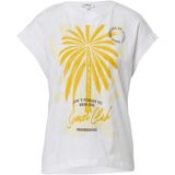 s.Oliver - Dames t-shirt - Maat L - Vrouwen - 01D0 White -