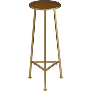 Mica Decorations Jill Plantentafel - 30x30x80 cm - Ijzer - Goud