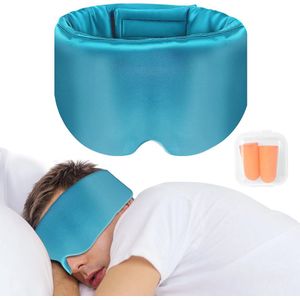 Lichtblokkerend Slaapmasker met Verstelbare Hoofdband – Comfortabel en Ademend voor Diepe Slaap en Reizen