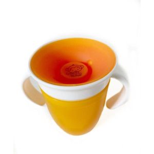 MONKIEZZ drink cup - 360 graden - orange - oefenbeker