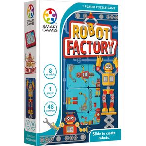SmartGames - Robot Factory - Schuifpuzzel met 48 opdrachten