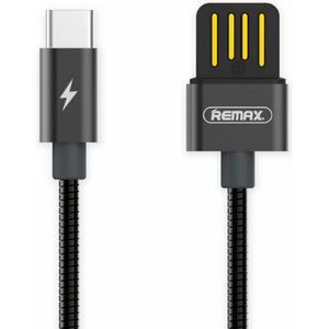 Remax Data Cable Aluminium 1M USB-C - Zwart