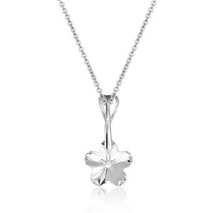 Montebello Ketting Beau BZ92 - 925 Zilver Gerhod. - Swarovski® - Ø12mm - 40cm