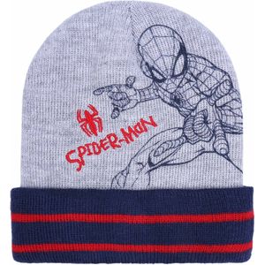 Grijze en marine jongens pet Spider-Man MARVEL