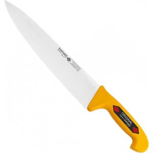 Eikaso Solingen Breed koksmes - Semi-flexibel - Ergonomisch handvat - 21 cm - Geel