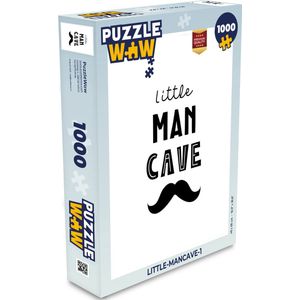 Puzzel Quotes - Little man cave - Spreuken - Jongens - Kind - Legpuzzel - Puzzel 1000 stukjes volwassenen