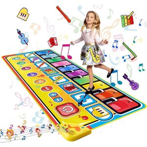 Pro Pianomat - Groter Model - XL Pianomat - Dansmat - Speelmat - Piano Mat Grote Maat 148x60 cm Piano Toetsenbord - Dansmat Elektronische Muziek Piano Mat - Educatief Speelgoed - Gift voor Jongens Meisjes Kinderen - Leeftijd 3-9