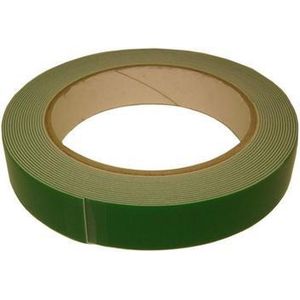 dubbelzijdig tape 19mm 5 meter WIT