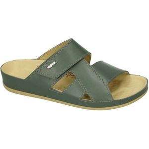 Vital -Dames -  groen olijf - slippers & muiltjes - maat 42