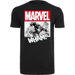 Merchcode The Avengers - Smashing Hulk Heren T-shirt - S - Zwart