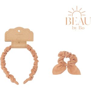 BEAU by Bo Mrs Ertha Haaraccessoires - Haarband + Scrunchie - Blush