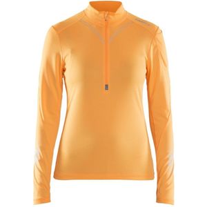 Craft - Brilliant 2.0 Halfzip Skipully - Thermoshirt - Dames - Oranje - Maat XXL