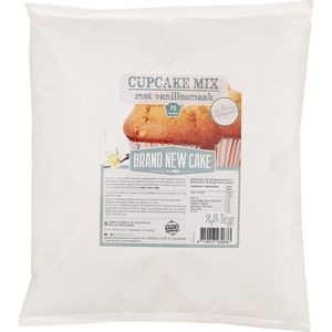 BrandNewCake® Cupcake-mix Vanille 2,5kg - Bakmix Glutenvrij - Mix voor Cupcakes