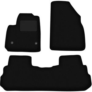 Zwarte velours vloermatten voor: Cadilac XT5 0 (2015-)