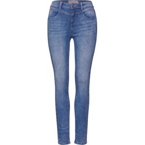 Street One Style QR York - high waist - Dames Jeans - light blue random wash - Maat 31 - 30