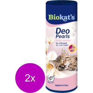 Biokat's Deo Pearls Baby Powder - Kattenbakreinigingsmiddelen - 2 x 700 g