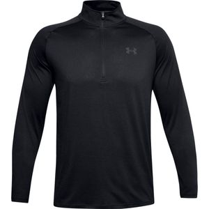 Under Armour UA Tech 2.0 1/2 Zip Heren Sportshirt - Zwart - Maat XXL