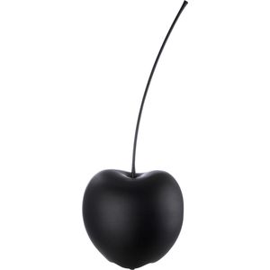 Sculptuur - Beeld - ""Celebration"" Kers - Zwart - Decoratief Figuur - Fruit - Diameter 25 cm - H 60 cm