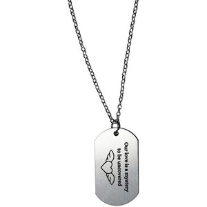 Akyol - our love is a mystery to be uncovered ketting - Quotes - familie vrienden - cadeau