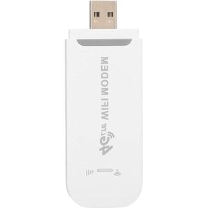 Mobiele Hotspot 4G LTE Draagbare Draadloze WiFi-router met SIM-kaartsleuf - Reis - Tot 150 Mbps - Pocket WiFi USB-modemondersteuning - B1-B3-B5 FDD-B1 3G WCDMA .