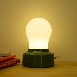 Kikkerland Bureaulampje – Gloeilamp – Kantoor – Bureauaccessoires