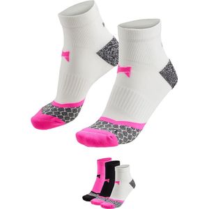 Xtreme - Hardloopsokken - Unisex - 6-Pack - Roze - 35/38 - Hardloopsokken heren - Hardloopsokken dames