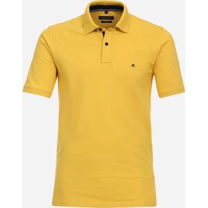 CASA MODA comfort fit heren polo - geel - Maat: 3XL