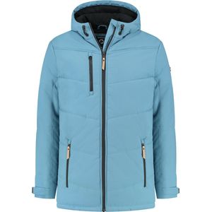 Travelin' Jack Guss - Winterjas Heren - Winddicht - Blauw - Maat XL