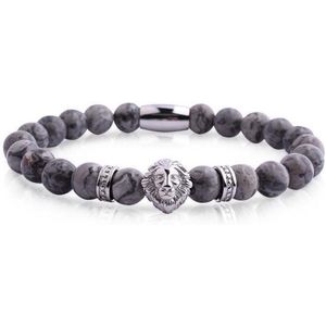 Armband Heren - Armband Mannen - Armband Dames - Heren Armband - Armband -  Kralen Armband - Lion