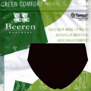 Beeren Green Comfort tencel - dames midi slip - maat XL - zwart