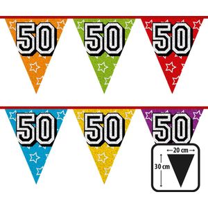 Boland - Holografische vlaggenlijn '50' - Regenboog - Regenboog
