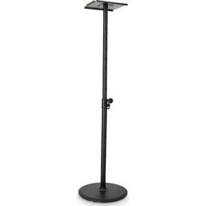 Gravity SP 3202 LR B - Studiomonitor statief met ronde voet, per stuk - zwart