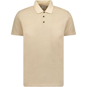 No Excess Mannen Jacquard Polo Camel M