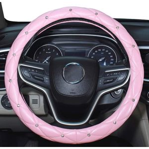 Stuurhoes voor dames met Diamantkristal - Universeel 15 inch - Bling Bling Stuurhoes