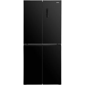 MPM Amerikaanse Side-by-Side Koelkast – Total No Frost – 362 L – 4 Deuren – LED Touch Display – Eco & Supervriezen – 39 dB – Zwart
