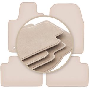 PREMIUM beige vloermatten voor: Jeep Grand Cherokee WK2 off-road 2010-2018