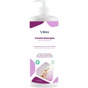 Silva - Vegan Keratin Shampoo - Plantaardig - Provitamine B5 - 1000ml