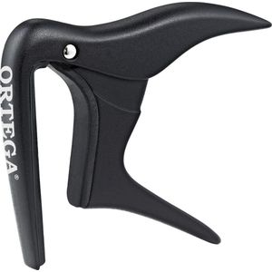 Ortega Curved Guitar Capo Black - Premium Capo akoestische gitaar