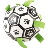 Duvo+ Interactieve voetbal - Voor honden - Incl. balpomp - 15x15x15cm