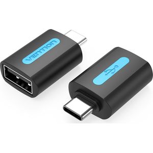 Vention adapter usb c /USB C naar USB 2.0/ OTG Adapter/USB C, USB A, Zwart