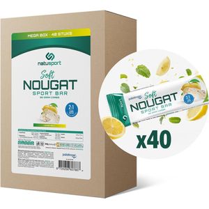 Natusport Soft Nougat Sport Bar Lemon & Salt - Megabox