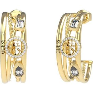 Guess - Dames Oorbellen - Goudkleurig - RVS