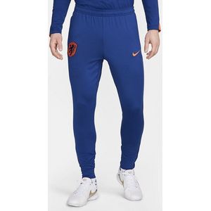 Nike Nederland 24/25 Strike Dri-FIT Knit Voetbalbroek Deep Royal Blue Maat S