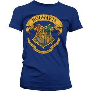 Harry Potter Dames Tshirt -L- Hogwarts Crest Rood