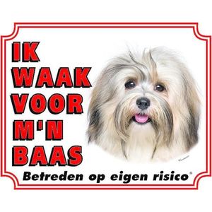 Havanezer Waakbord Bruin - Ik waak voor mijn Baas