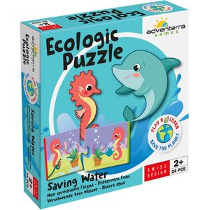 Adventerra Games Ecologic Puzzle Saving water Legpuzzel 24 stuk(s) Dieren
