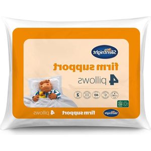 Sturdy Support Pads for Back and Side Sleepers - Pack of 4 Solid Pads with Fiber Core Centre - Hypoallergenic