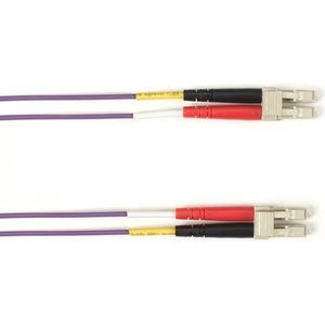 Telegärtner LC/LC, 50/125, 2m Glasvezel kabel Violet