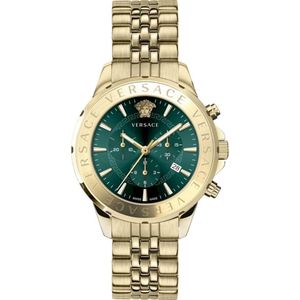 Versace VEV600619 Chrono Signature heren horloge goud 44 mm